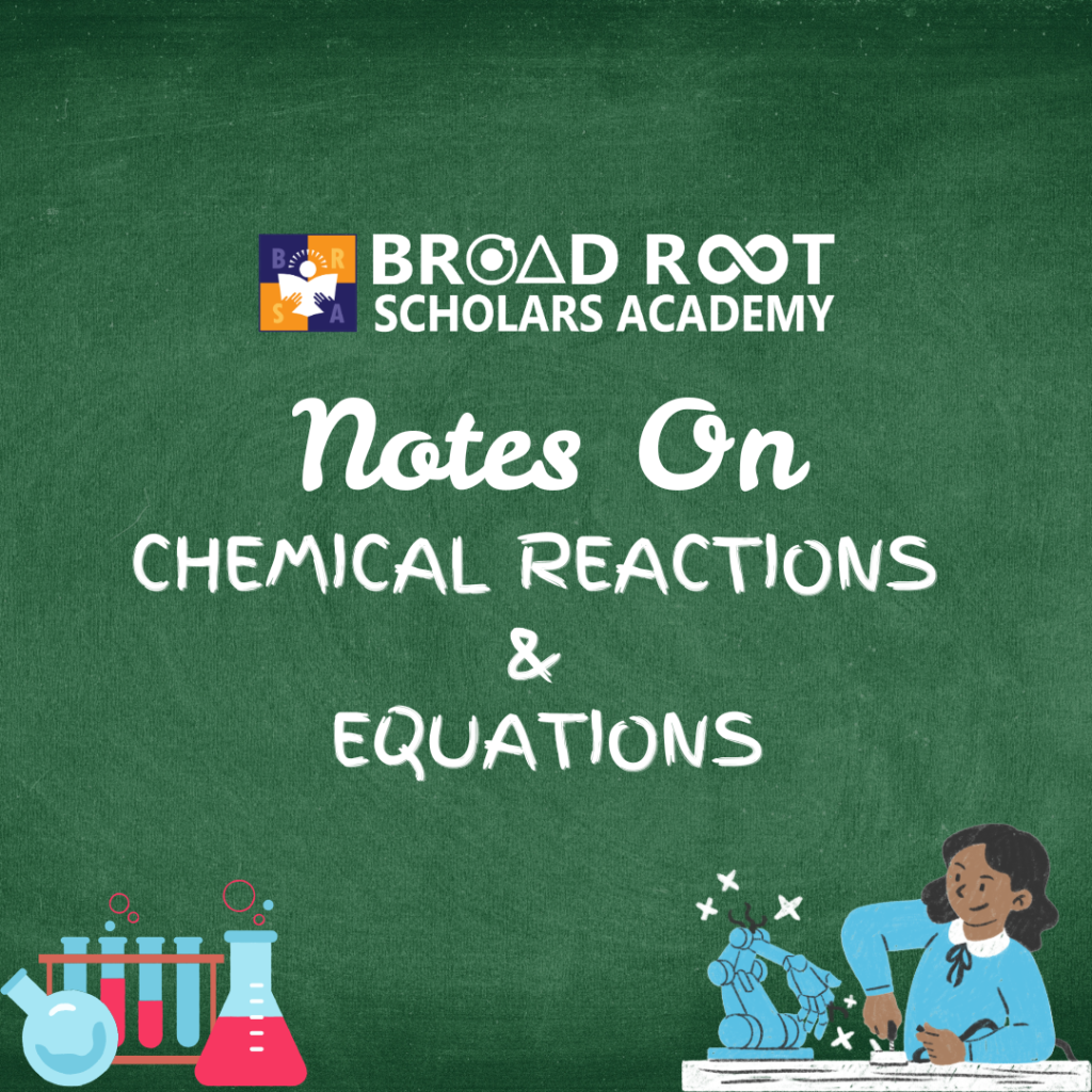 Chemical Reactions & Equations Notes