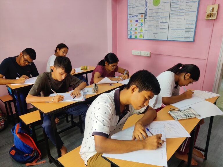 Students studying at best coaching centre in Guwahati